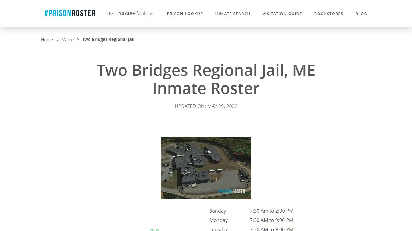 Two Bridges Regional Jail, ME Inmate Roster - Prisonroster